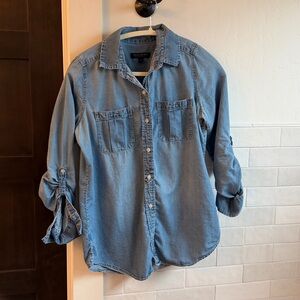 Banana Republic Denim Button Up Women's Size S